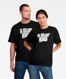 G-STAR | UNISEX RADIO BOXY T-SHIRT/ビッグシルエット/オーバーサイズ(Tシャツ/カットソー)