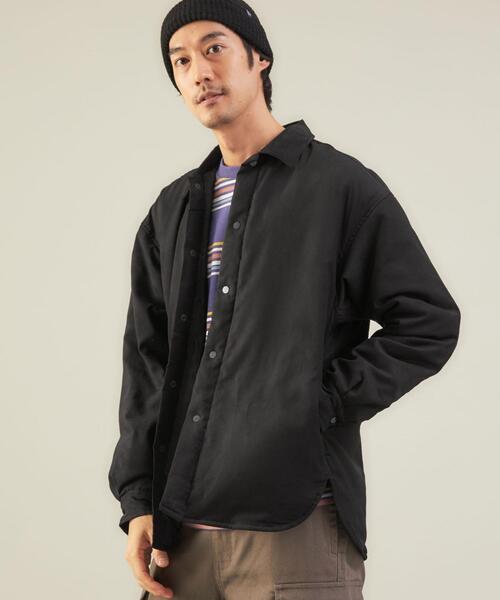 green label relaxing(グリーンレーベルリラクシング)の「<green label relaxing>ポリスエード パファー ブルゾン(ブルゾン・メンズ・ブラック/ダークブラウン・L/S/M)」の6枚目の写真