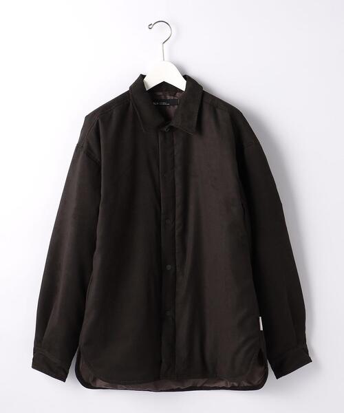 green label relaxing(グリーンレーベルリラクシング)の「<green label relaxing>ポリスエード パファー ブルゾン(ブルゾン・メンズ・ブラック/ダークブラウン・L/S/M)」の17枚目の写真