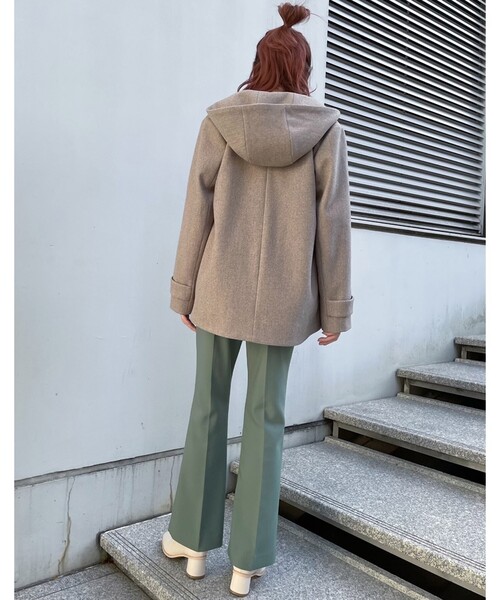 THE SHOP TK (ザ ショップ ティーケー )の「◆【2WAY】フーデットショートコート(その他アウター・レディース・チャコールグレー/ブラウン系/ライトベージュ/ブラック・11/13/14/12)」の16枚目の写真