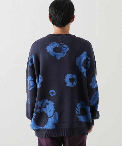 JOINT WORKS(ジョイントワークス)の「KNIT ROSE(ニット/セーター・メンズ・ブラウン/ネイビー・MEDIUM/LARGE)」の6枚目の写真