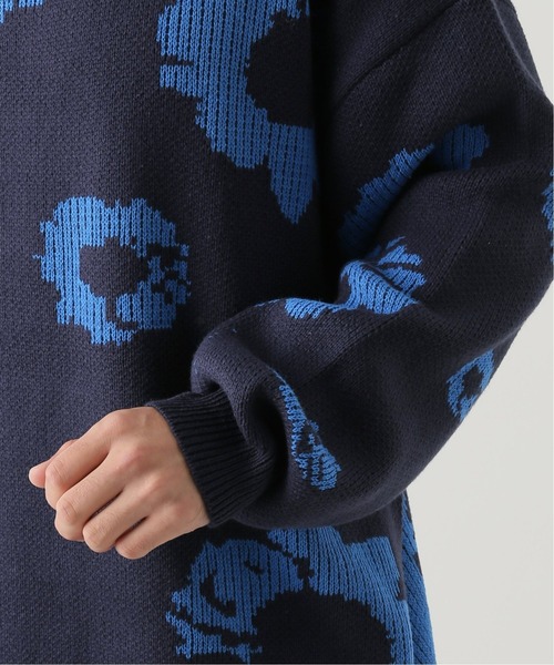 JOINT WORKS(ジョイントワークス)の「KNIT ROSE(ニット/セーター・メンズ・ブラウン/ネイビー・MEDIUM/LARGE)」の8枚目の写真