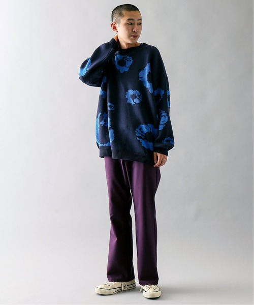 JOINT WORKS(ジョイントワークス)の「KNIT ROSE(ニット/セーター・メンズ・ブラウン/ネイビー・MEDIUM/LARGE)」の19枚目の写真