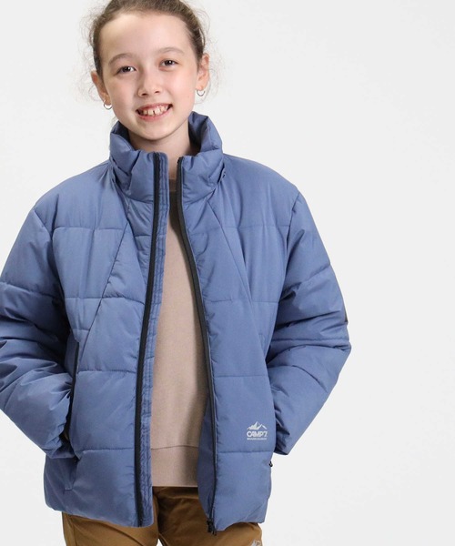 CAMP7（キャンプセブン）の「【CAMP7】パディングジャケット（ダウンジャケット/コート・キッズ・ブルー/ブラック・130/140/105/120/155）」の13枚目の写真