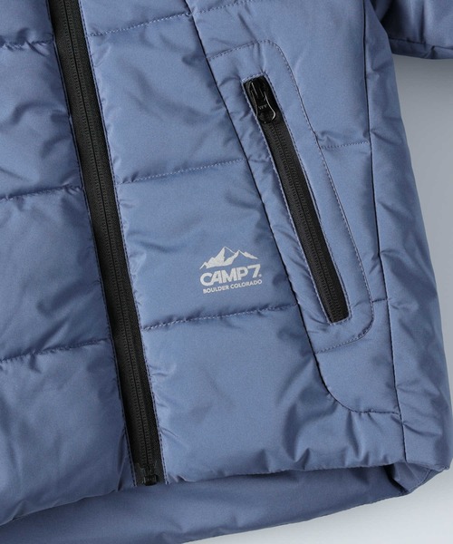 CAMP7（キャンプセブン）の「【CAMP7】パディングジャケット（ダウンジャケット/コート・キッズ・ブルー/ブラック・130/140/105/120/155）」の19枚目の写真