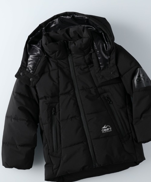 CAMP7（キャンプセブン）の「【CAMP7】パディングジャケット（ダウンジャケット/コート・キッズ・ブルー/ブラック・130/140/105/120/155）」の15枚目の写真