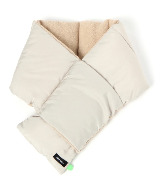 niko and...（ニコアンド）の「オリジナルウォームマフラー（マフラー・レディース・ブラック/ベージュ/パープル/オリーブ/ピンク・0）」の3枚目の写真