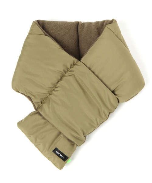 niko and...（ニコアンド）の「オリジナルウォームマフラー（マフラー・レディース・ブラック/ベージュ/パープル/オリーブ/ピンク・0）」の4枚目の写真