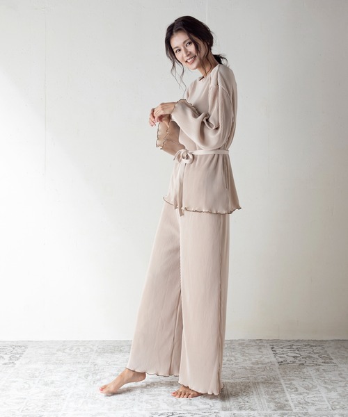 Living メロープリーツセットアップ ルームウェア パジャマ Million Carats ミリオンカラッツ のファッション通販 Zozotown