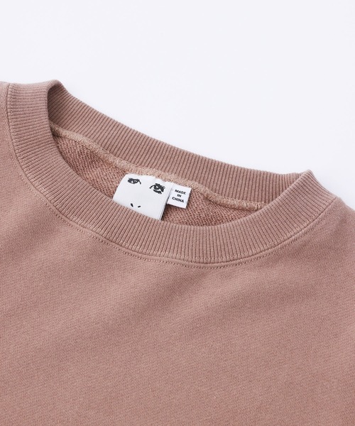 X-girl（エックスガール）の「EMBROIDERED LOGO SWEAT CROPPED TOP（スウェット・レディース・ホワイト/ブラック/ベージュ・S/M）」の11枚目の写真