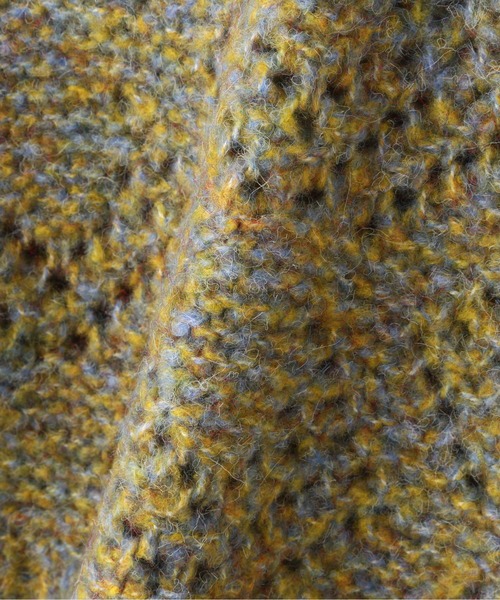 N.(N. Natural Beauty Basic)(エヌエヌナチュラルビューティーベーシック)の「◆透かし編みメランジニット(ニット/セーター・レディース・ホワイト系その他/イエロー系その他/レッド系その他・MEDIUM)」の16枚目の写真