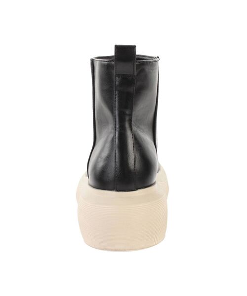 EMODA（エモダ）の「ラウンドネスソールブーツ（ブーツ・レディース・ホワイト/ブラック・SMALL/MEDIUM/LARGE）」の22枚目の写真