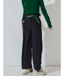 ベルテッドワイドパンツ