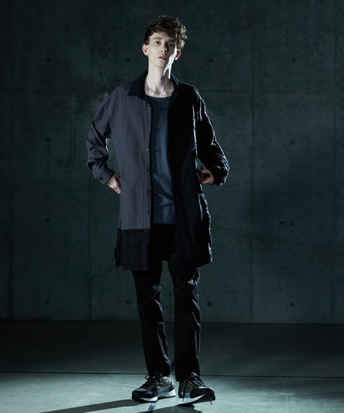 VIRGOwearworks(ヴァルゴウェアワークス)の「MIXTURE LONG SHIRTS(シャツ/ブラウス・メンズ・ブラック/カーキ/ナチュラル・3/2/4)」の21枚目の写真
