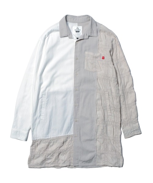 VIRGOwearworks(ヴァルゴウェアワークス)の「MIXTURE LONG SHIRTS(シャツ/ブラウス・メンズ・ブラック/カーキ/ナチュラル・3/2/4)」の10枚目の写真