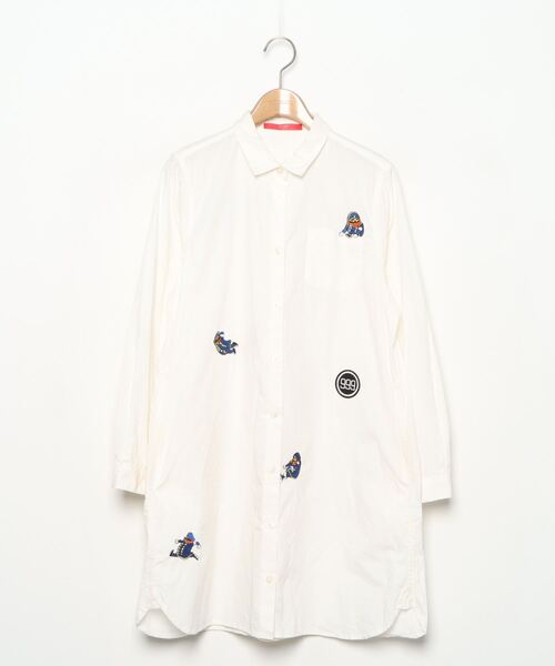 ブランド古着 刺繍シャツワンピース シャツワンピース Design Tshirts Store Graniph デザイン ティーシャツ ストア グラニフ のファッション通販 Zozoused