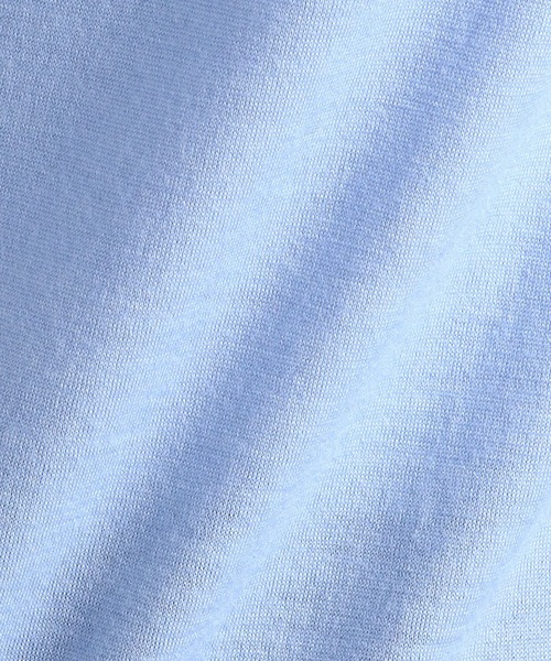 A/C DESIGN BY ALPHA CUBIC(エーシーデザインバイアルファキュービック)の「ウォッシャブルウールハイネックプルオーバー(Tシャツ/カットソー・レディース・サックスブルー/オフホワイト・M/L)」の9枚目の写真