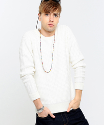 BEAMS LIGHTS Men's | BEAMS LIGHTS / V編みクルーネックニット(ニット/セーター)
