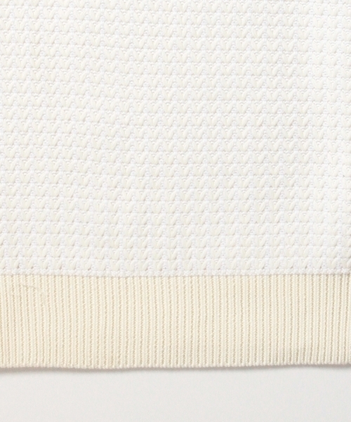 BEAMS LIGHTS Men's(ビームスライツ メンズ)の「BEAMS LIGHTS / V編みクルーネックニット(ニット/セーター・メンズ・ネイビー/オフホワイト/ブラック・SMALL/MEDIUM/LARGE)」の10枚目の写真