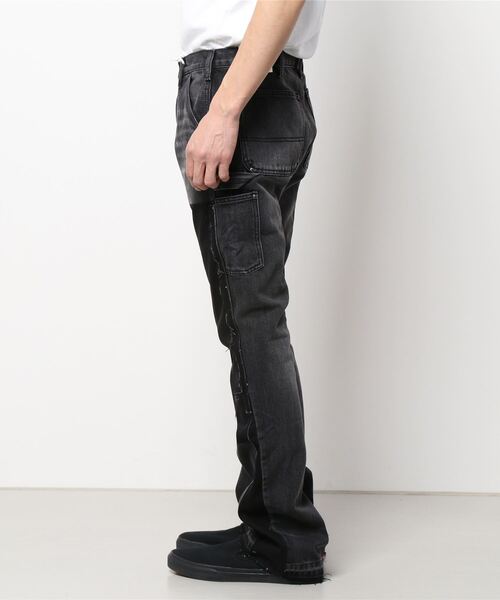 mnml（ミニマル）の「【mnml】B118 FLARE WORK DENIM（デニム