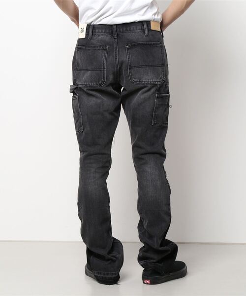 mnml（ミニマル）の「【mnml】B118 FLARE WORK DENIM（デニムパンツ
