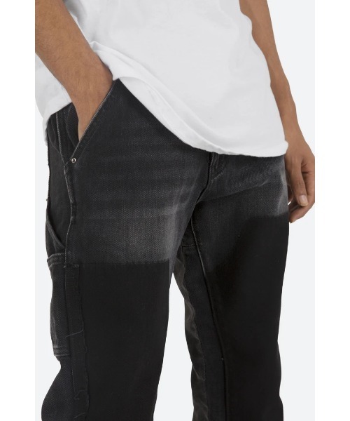mnml(ミニマル)の「【mnml】B118 FLARE WORK DENIM(デニムパンツ・メンズ・ブルー/ブラック・29/28/32/30)」の10枚目の写真