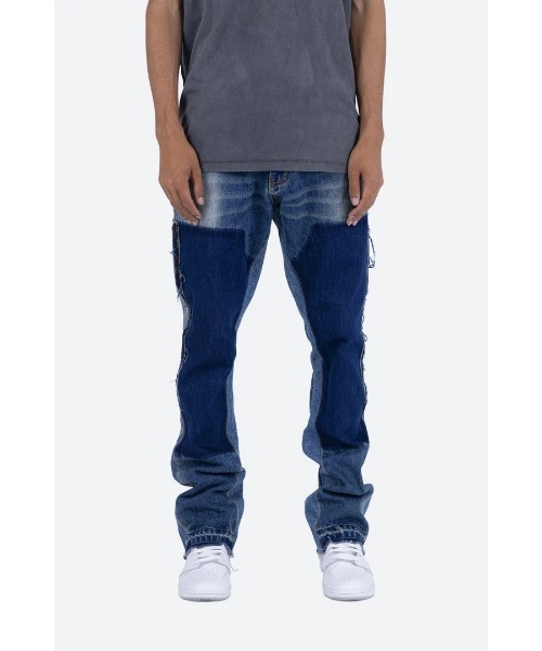 mnml(ミニマル)の「【mnml】B118 FLARE WORK DENIM(デニムパンツ・メンズ・ブルー/ブラック・29/28/32/30)」の12枚目の写真