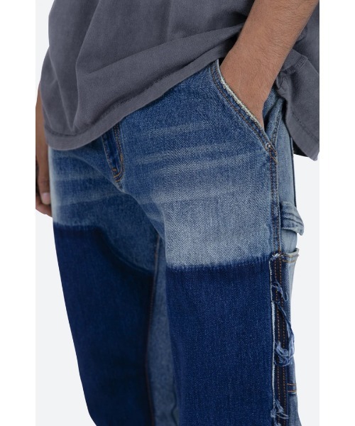 mnml(ミニマル)の「【mnml】B118 FLARE WORK DENIM(デニムパンツ・メンズ・ブルー/ブラック・29/28/32/30)」の16枚目の写真