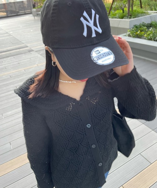 NEW ERA（ニューエラ）の「NEWERAキャップ（キャップ・レディース・ベージュ/グリーン系その他/ブラック系その他/その他1/ネイビー・FREE）」の2枚目の写真