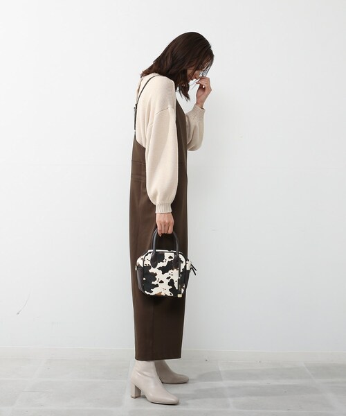 DRESKIP(ドレスキップ)の「◆アソート柄スクエアショルダー(ショルダーバッグ・レディース・ブラック/アイボリー/ブラック系/ブラウン系4・00)」の12枚目の写真