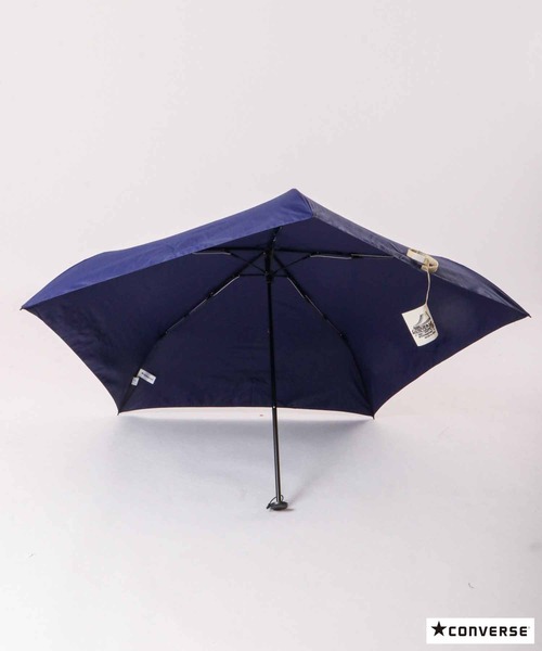 CONVERSE（コンバース）の「CONVERSE　軽量折りたたみ傘（折りたたみ傘・レディース・ピンク/ネイビー/ミント/サックスブルー・50）」の9枚目の写真