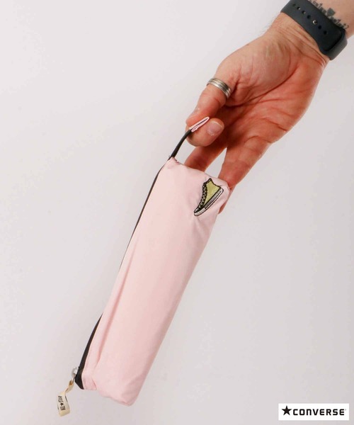 CONVERSE（コンバース）の「CONVERSE　軽量折りたたみ傘（折りたたみ傘・レディース・ピンク/ネイビー/ミント/サックスブルー・50）」の11枚目の写真