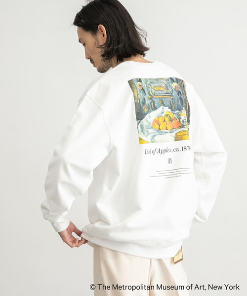 URBAN RESEARCH（アーバンリサーチ）の「THE MET PRINT SWEAT（スウェット・メンズ・ホワイト/ネイビー/グレー・MEDIUM/LARGE）」の5枚目の写真