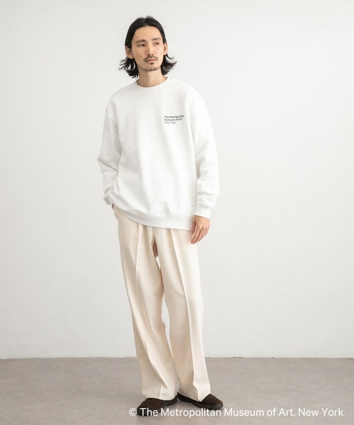 URBAN RESEARCH（アーバンリサーチ）の「THE MET PRINT SWEAT（スウェット・メンズ・ホワイト/ネイビー/グレー・MEDIUM/LARGE）」の6枚目の写真