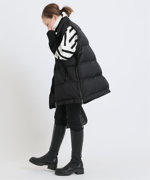 Deuxieme Classe（ドゥーズィエムクラス）の「【MY WHITE/マイホワイト】ダウンベスト(ブラック)（ダウンベスト・レディース・ブラック・FREE）」の2枚目の写真