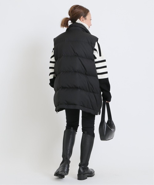 Deuxieme Classe（ドゥーズィエムクラス）の「【MY WHITE/マイホワイト】ダウンベスト(ブラック)（ダウンベスト・レディース・ブラック・FREE）」の3枚目の写真