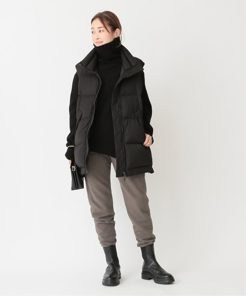 Deuxieme Classe（ドゥーズィエムクラス）の「【MY WHITE/マイホワイト】ダウンベスト(ブラック)（ダウンベスト・レディース・ブラック・FREE）」の6枚目の写真