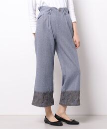 axes femme | ヘリンボーン柄カットパンツ(その他パンツ)