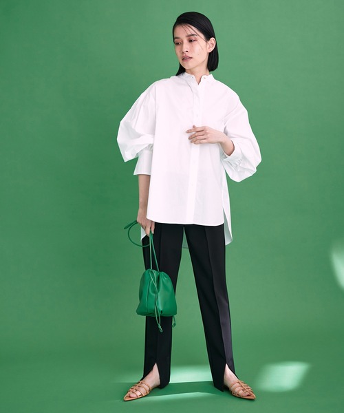 ADAM ET ROPE'（アダムエロペ）の「2WAYストレッチスリムパンツ（その他パンツ・レディース・ブラック/ネイビー・38/36）」の10枚目の写真