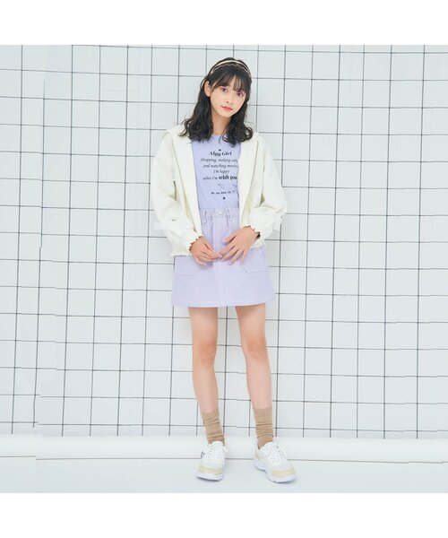 algy（アルジー）の「袖りぼんロンT（Tシャツ/カットソー・キッズ・ブラック/アイボリー/ミント/ラベンダー・SMALL/MEDIUM/X-SMALL/XX-SMALL）」の12枚目の写真