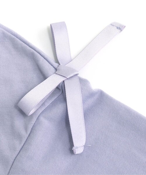 algy（アルジー）の「袖りぼんロンT（Tシャツ/カットソー・キッズ・ブラック/アイボリー/ミント/ラベンダー・SMALL/MEDIUM/X-SMALL/XX-SMALL）」の9枚目の写真