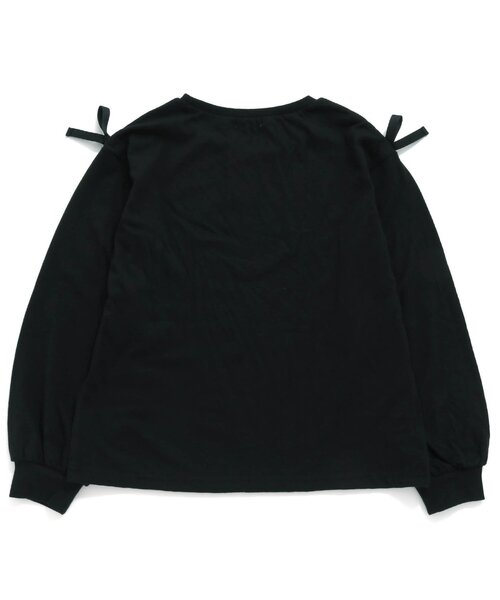 algy（アルジー）の「袖りぼんロンT（Tシャツ/カットソー・キッズ・ブラック/アイボリー/ミント/ラベンダー・SMALL/MEDIUM/X-SMALL/XX-SMALL）」の15枚目の写真