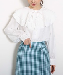 archives | ボリュームスリーブラッフルカラーブラウス(シャツ/ブラウス)
