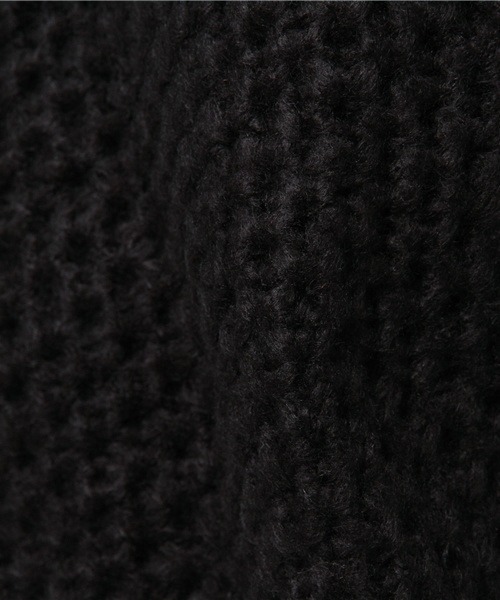 mystic（ミスティック）の「モヘアライクタートルプルオーバー（ニット/セーター・レディース・ピンクベージュ/オレンジ/オフホワイト/グレー/ブラック・ﾌﾘ-）」の14枚目の写真