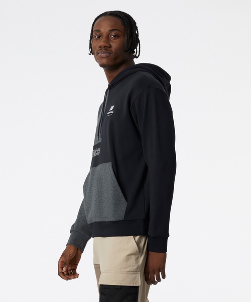 NEW BALANCE（ニューバランス）の「NB Athletics Renew スウェットフーディ（パーカー・メンズ・ベージュ/ブラック・SMALL/XX-LARGE/LARGE/MEDIUM/X-LARGE）」の3枚目の写真