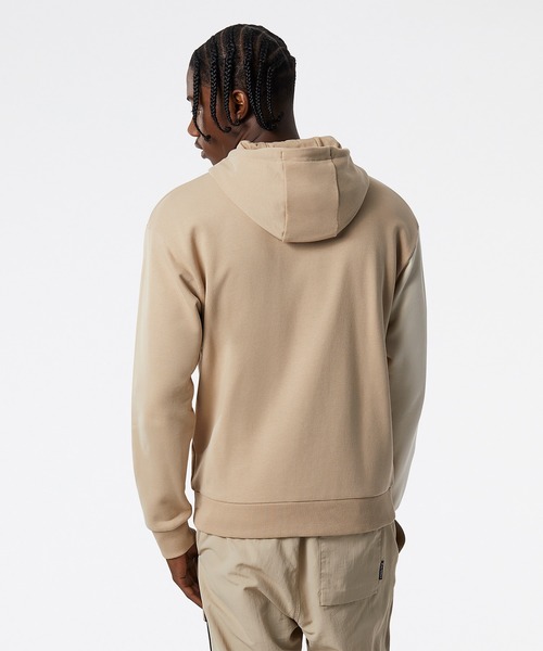 NEW BALANCE（ニューバランス）の「NB Athletics Renew スウェットフーディ（パーカー・メンズ・ベージュ/ブラック・SMALL/XX-LARGE/LARGE/MEDIUM/X-LARGE）」の6枚目の写真