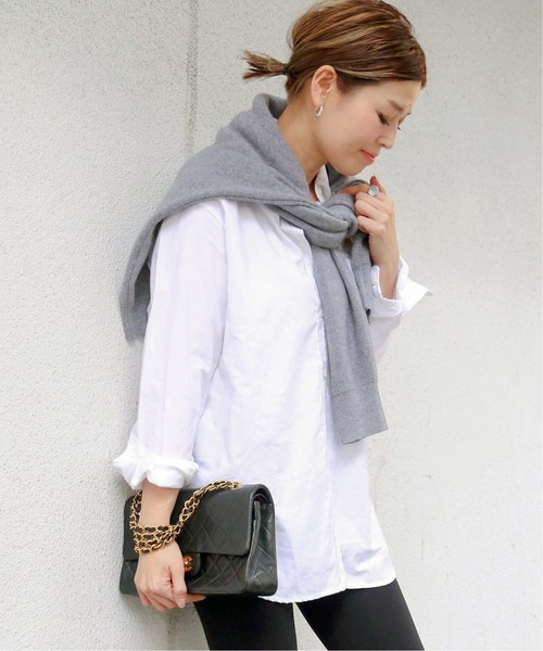 Deuxieme Classe（ドゥーズィエムクラス）の「追加 OXFORD BD シャツ（シャツ/ブラウス・レディース・ホワイト/ネイビー・FREE）」の19枚目の写真