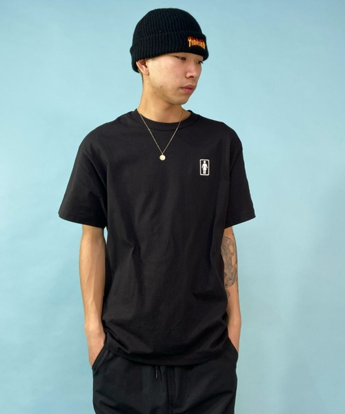 girl（ガール）の「【ムラサキスポーツ別注】GIRL/ガール ルーズシルエット バックプリントTシャツ/アイコン ブランドロゴカットソー GW43MT02（Tシャツ/カットソー・メンズ・ブラック/ホワイト・M/XL/L）」の14枚目の写真