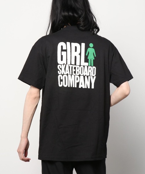 girl（ガール）の「【ムラサキスポーツ別注】GIRL/ガール ルーズシルエット バックプリントTシャツ/アイコン ブランドロゴカットソー GW43MT02（Tシャツ/カットソー・メンズ・ブラック/ホワイト・M/XL/L）」の20枚目の写真