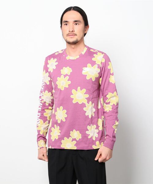 NIKE(ナイキ)の「NIKE ナイキ M ESS+ STMT 3 LS TEE ロングスリーブ DM6336 507L BORD(Tシャツ/カットソー・メンズ・パープル・SMALL/MEDIUM/LARGE/X-LARGE/XX-LARGE)」の1枚目の写真
